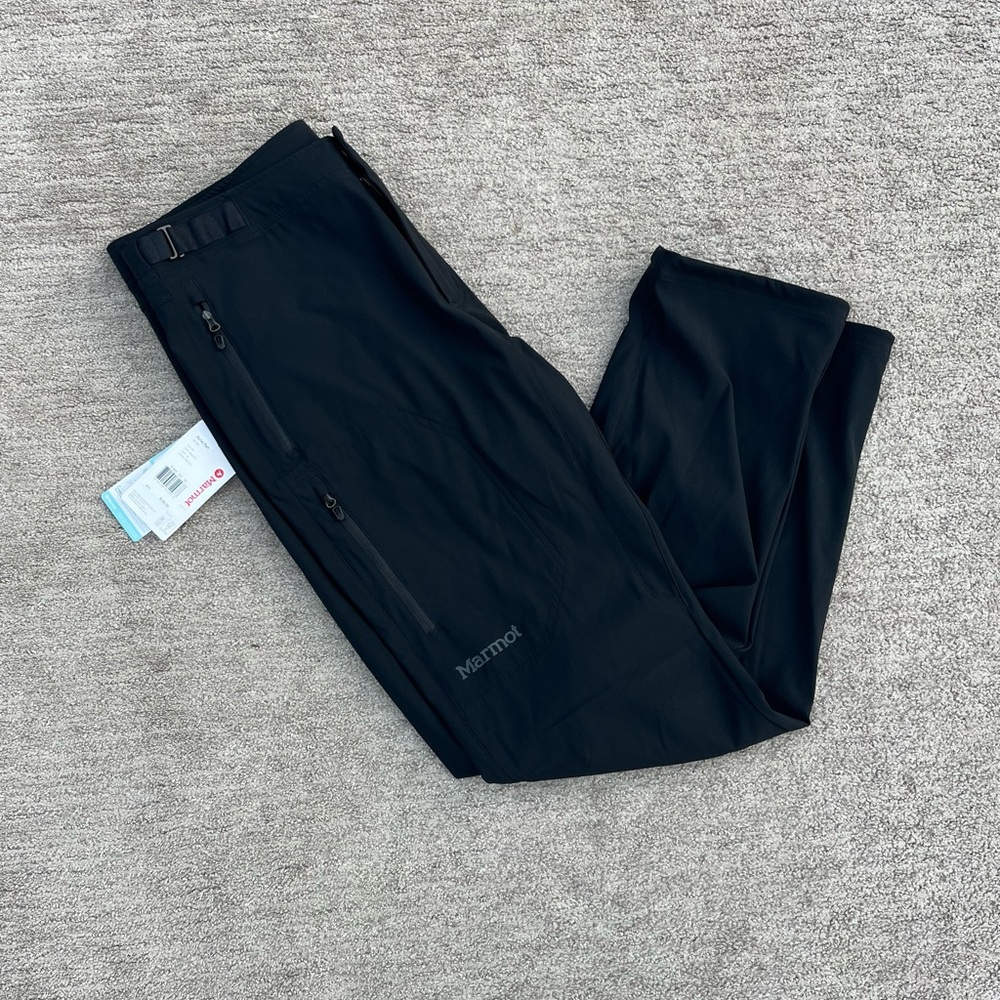 Marmot Portal Climbing Hiking Pants Men's 36 Midweight Softshell Black $125 MSRP